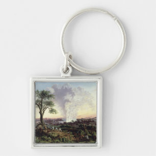 Victoria Falls at Sunrise, with 'The Smoke', or 'S Key Ring