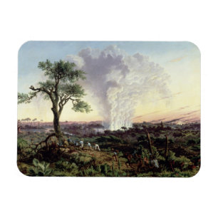 Victoria Falls at Sunrise, with 'The Smoke', or 'S Magnet