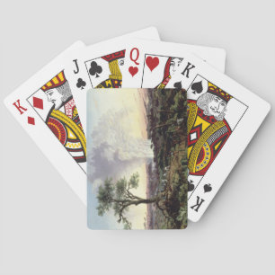 Victoria Falls at Sunrise, with 'The Smoke', or 'S Playing Cards