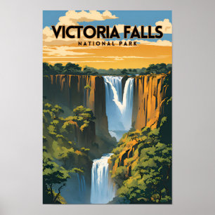 Victoria Falls National Park Traveller Poster