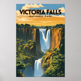 Victoria Falls National Park Traveller Poster