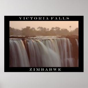 Victoria Falls Sunrise Poster