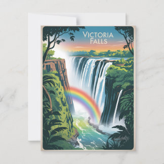 Victoria Falls Vintage Postcard