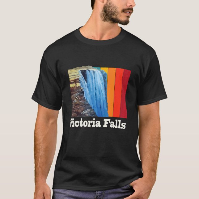 Victoria Falls Waterfall Souvenir Africa Zimbabwe  T-Shirt (Front)