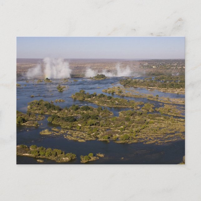 Victoria Falls, Zambesi River, Zambia - Zimbabwe 2 Postcard (Front)