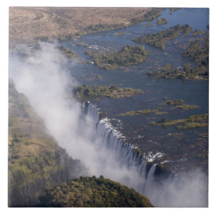 Victoria Falls, Zambesi River, Zambia - Zimbabwe Ceramic Tile