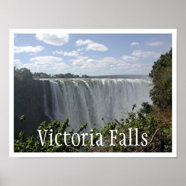 Victoria Falls, Zambia, Zimbabwe Poster (Front)