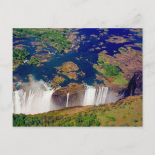 victoria falls zim postcard