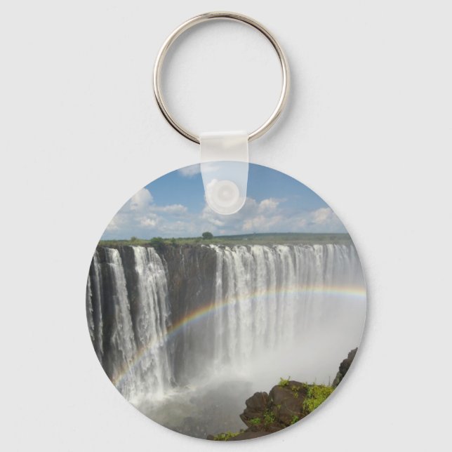 Victoria Falls Zimbabwe Key Ring (Front)