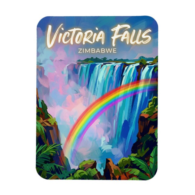 Victoria Falls Zimbabwe Magnet (Vertical)