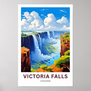 Victoria Falls Zimbabwe Travel Print