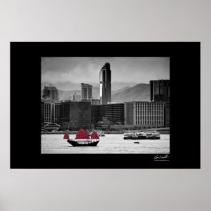 Victoria Harbour, Hong Kong. Poster
