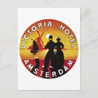 Victoria Hotel Amsterdam Postcard