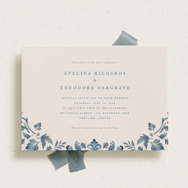 Victoria Landscape Wedding Invitation (Creator Uploaded)