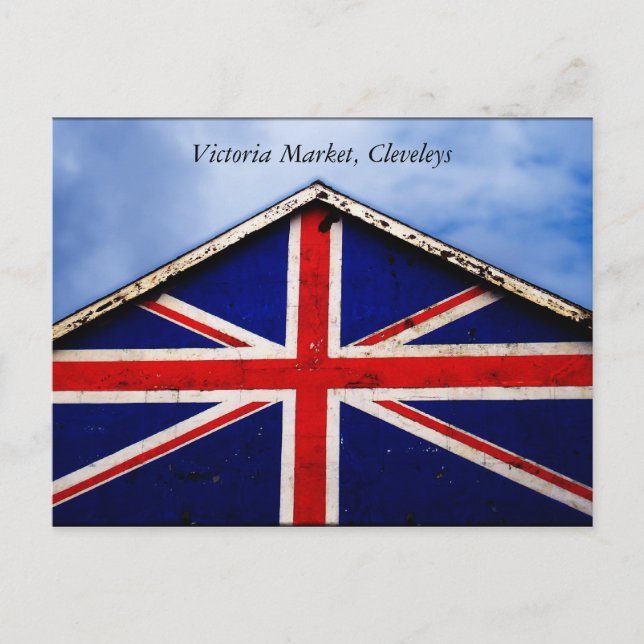 Victoria Market, Cleveleys Postcard (Front)