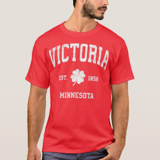 Victoria Minnesota Vintage Shamrock Sports  T-Shirt