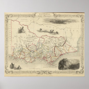 Victoria or Port Phillip Poster