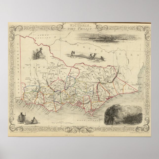 Victoria or Port Phillip Poster (Front)