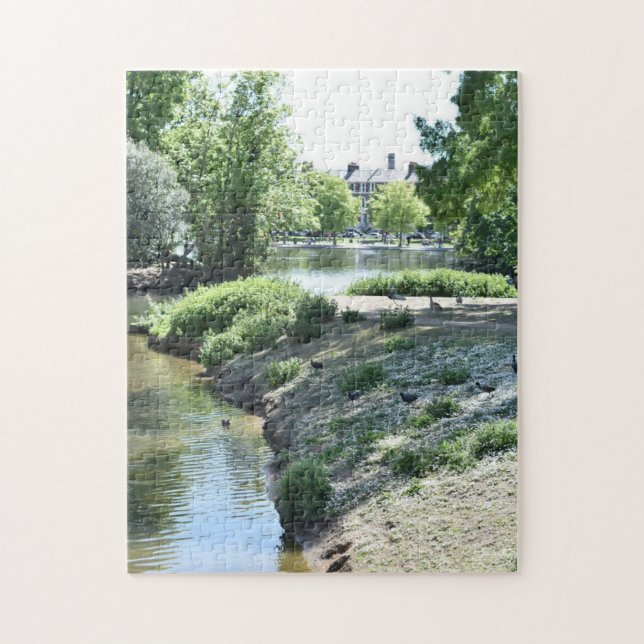 Victoria Park Tower Hamlets East London UK Jigsaw Puzzle (Vertical)