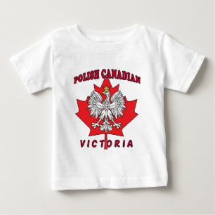 Victoria Polish Canadian Leaf Baby T-Shirt