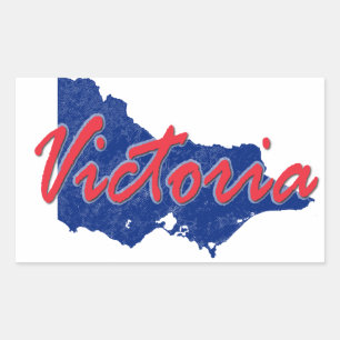 Victoria Rectangular Sticker
