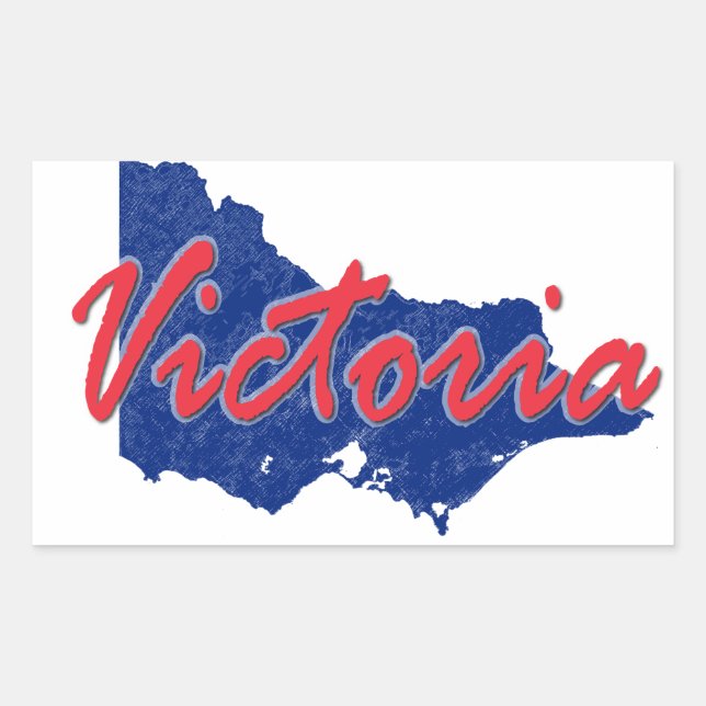 Victoria Rectangular Sticker (Front)