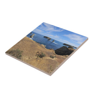 Victoria’s Bay of Islands Coastal Panorama Ceramic Tile