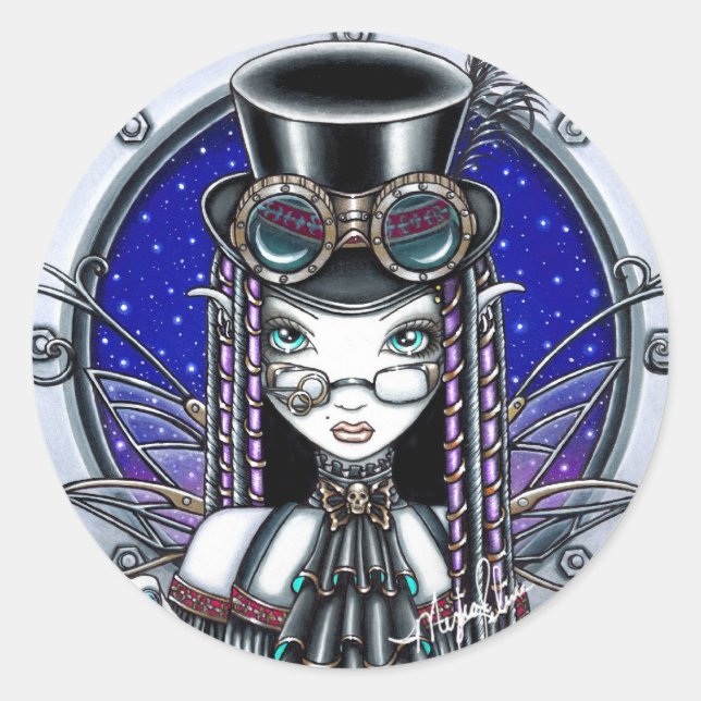 Victoria Steam Punk Faerie Stickers (Front)