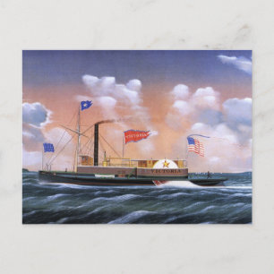 Victoria steam tug 1859 postcard