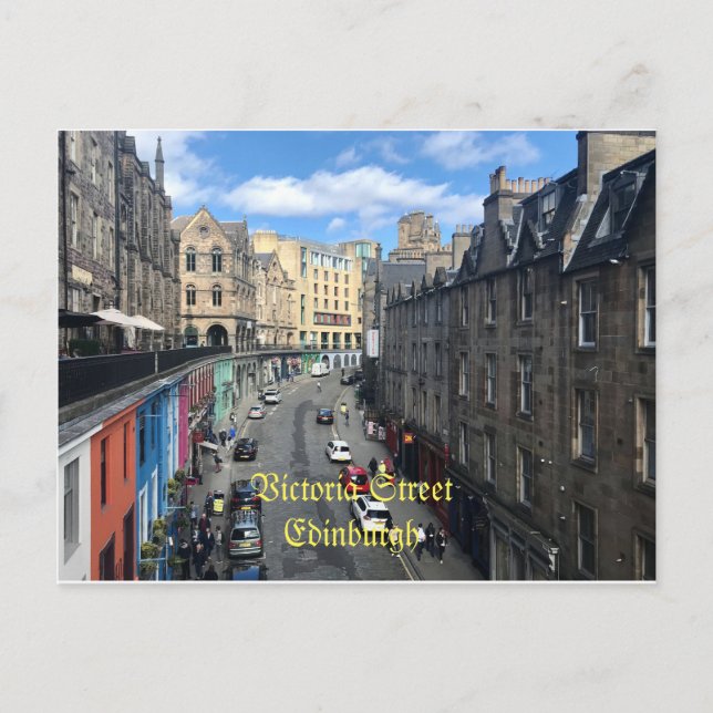 Victoria Street, Edinburgh Postcard (Front)
