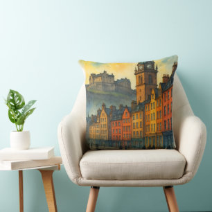 Victoria Street Edinburgh – Scotland Old Town Cushion