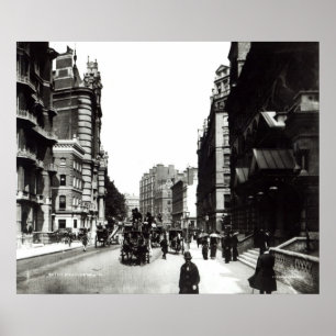 Victoria Street, London, c.1890 Poster