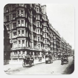 Victoria Street, London c.1900 Square Sticker
