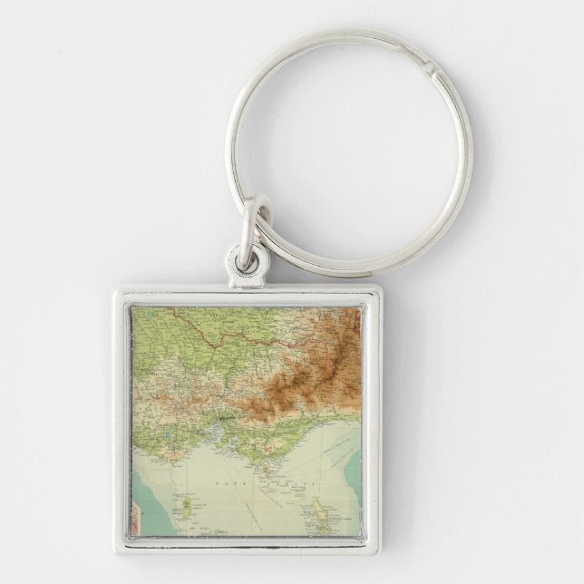 Victoria & Tasmania Key Ring (Front)