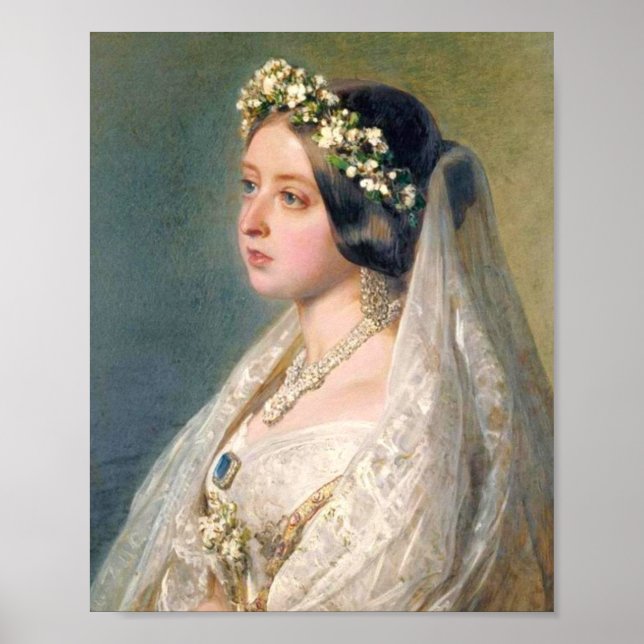 Victoria The Bride By Franz Xaver Winterhalter Poster (Front)