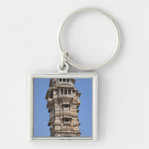 Victoria Tower in Chittorgarh Fort, India Key Ring