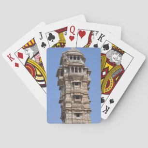 Victoria Tower in Chittorgarh Fort, India Playing Cards