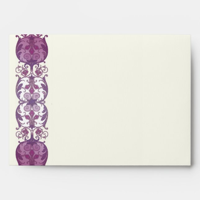 Victoria Wedding Invitation Matching Envelope (Front)