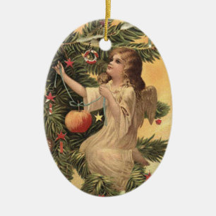 Victorian Angel Christmas Ornament