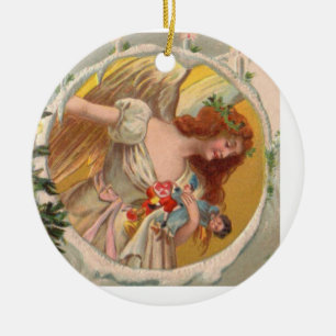 Victorian Angel Christmas Ornament