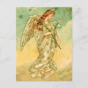 Victorian Angel Christmas Postcards