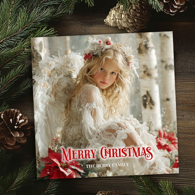 Victorian angel download Christmas greeting card (Victorian angel download Christmas greeting card)