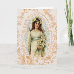 Victorian Angel Easter Card