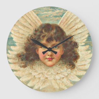 Victorian angel  large clock