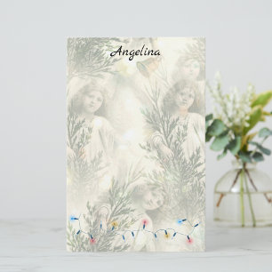 Victorian Angel Stationery