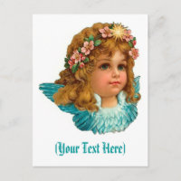 Victorian Angel Vintage Floral Easter
