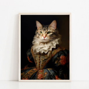 Victorian Animal Portrait, Dressed Animal Print