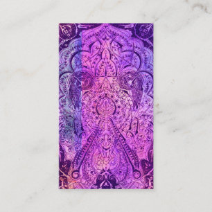 Victorian Arabesque, KASBAH - Purple & Pink Business Card