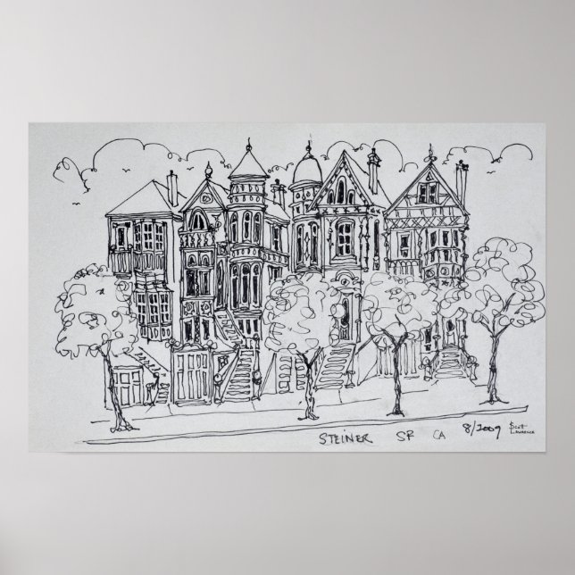 Victorian Architecture | San Francisco Poster (Front)