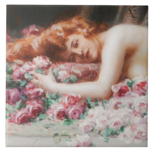 Victorian art Ceramic Tile